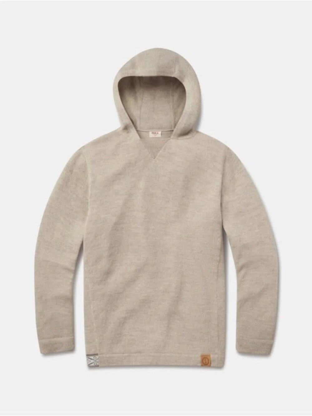 PAKA The Hoodie Alpaca Sweater Tan Unisex Women Men L - Picture 11 of 11